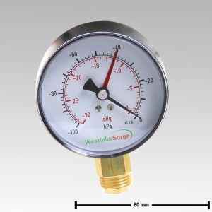 0001-1563-700 Вакуумметр D80 G0,5in -100kPa/-30inHg